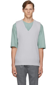 Homme Plissé Issey Miyake - Grey Basics Tank Top