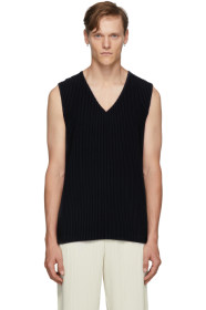 Homme Plissé Issey Miyake - Navy Basics Tank Top