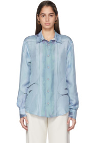 Emilio Pucci - Multicolor Silk Hanami Print Shirt