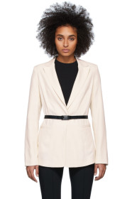 John Elliott - Off-White Belted Blazer