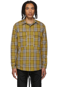 Fear of God - イエロー フランネル プレイド シャツ ジャケット