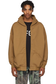 Fear of God - ブラウン Everyday フル ジッパー フーディ