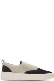 Fear of God - Baskets en suède noires et grises