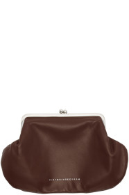 Victoria Beckham - Burgundy Snap Pocket Clutch
