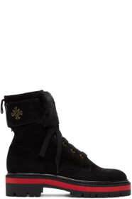 Mr & Mrs Italy - Black Combat Boots