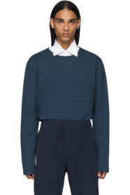 Bottega Veneta - Blue Pocket Long Sleeve T-Shirt