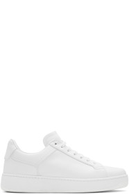 Bottega Veneta - Baskets en cuir blanches