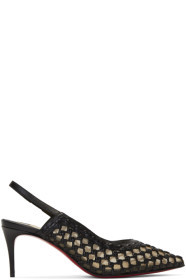 Christian Louboutin - 黑色 Cage & Sling 70 高跟鞋