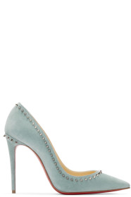 Christian Louboutin - 蓝色 Anjalina 100 高跟鞋