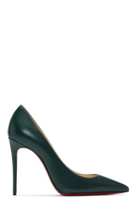 Christian Louboutin - 绿色 Kate 纳帕皮革高跟鞋