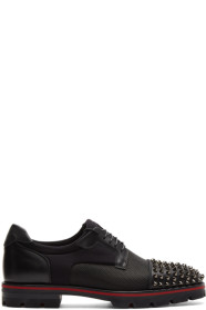 Christian Louboutin - Black Luis Spike Derbys