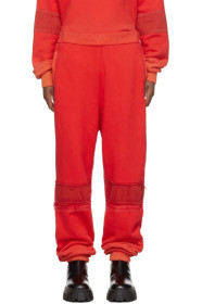Ambush - Red Bleach Patchwork Lounge Pants