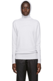 Ambush - Purple Knit Embossed Turtleneck