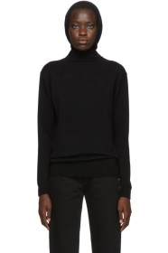 Ambush - Black Knit Embossed Turtleneck