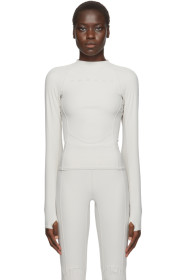 Ambush - Grey Mini Logo Scuba Turtleneck