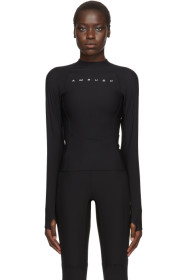 Ambush - Black Mini Logo Scuba Turtleneck