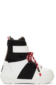 Moncler Grenoble - Black & White Norah Boots