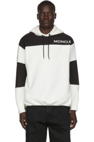 Moncler Grenoble - Off-White Polar Fleece Maglia Logotype Hoodie