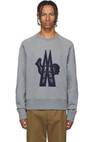 Moncler Grenoble - Grey Logo Sweatshirt