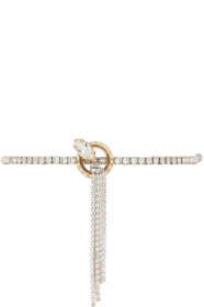 Miu Miu - SIlver & Gold Crystal Necklace