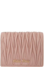 Miu Miu - Pink Quilted Wallet