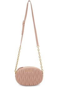 Miu Miu - Pink Quilted Bandoleer Bag