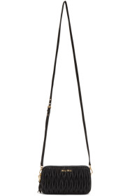 Miu Miu - Black Mini Matelassé Bag