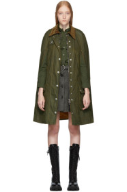 Miu Miu - Green Waxed Cape
