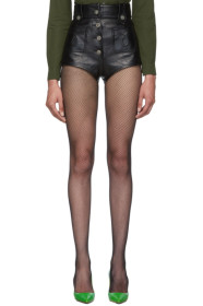 Miu Miu - Black Leather Hot Pants