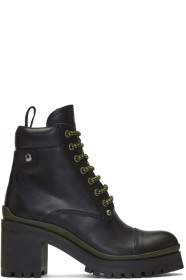 Miu Miu - Black Heeled Ankle Boots