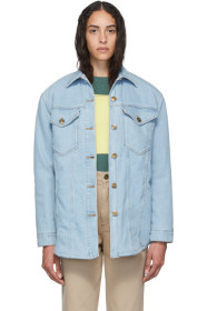 Nanushka - Blue Denim Nusta Shirt Jacket