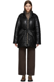 Nanushka - Black Vegan Leather Lenox Jacket