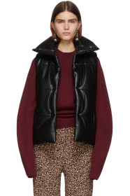 Nanushka - Black Vegan Leather Morillo Vest