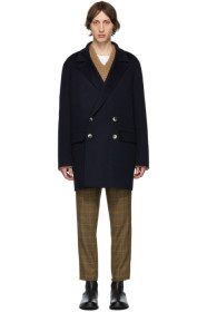Nanushka - Navy Aiden Coat