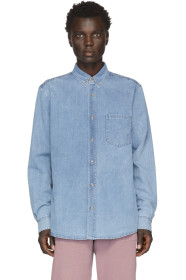 Nanushka - Blue Denim Kaleb Shirt