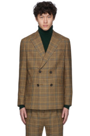 Nanushka - Multicolor Wool Tartan Tweed Malvin Blazer
