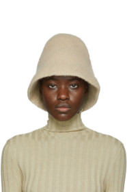 Lauren Manoogian - Beige Felt Bell Hat