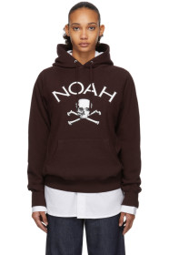 Noah NYC - 酒红色 Jolly Roger 连帽衫
