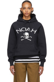 Noah NYC - 海军蓝 Jolly Roger 连帽衫