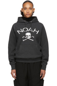 Noah NYC - 灰色 Jolly Roger 连帽衫