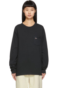 Noah NYC - Black Pocket Long Sleeve T-Shirt