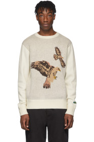 Aimé Leon Dore - Woolrich Edition ベージュ Hawk セーター