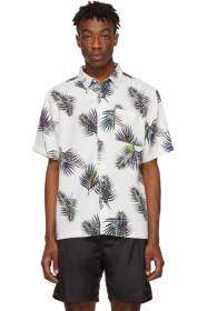 Saturdays NYC - White Bruce Short Sleeve Shirt