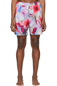 Saturdays NYC - Multicolor Timothy Vivid Lotus Swim Shorts