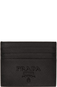 Prada - 黑色单色卡包