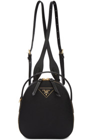 Prada - Sac à dos noir Mini Odette