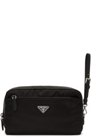 Prada - Trousse pour maquillage noire