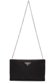 Prada - Pochette en nylon noire