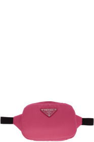 Prada - Sac-ceinture en nylon rose