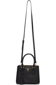 Prada - Sac noir Mini Galleria